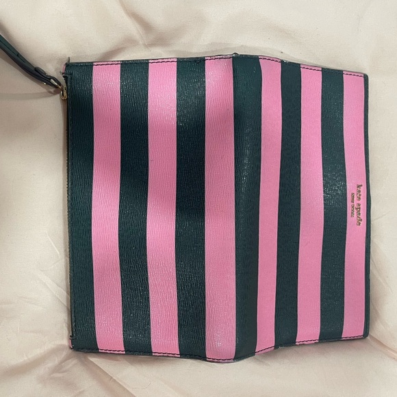 Kate Spade Pink and Black Striped Women's Bag - Picture 1 of 2